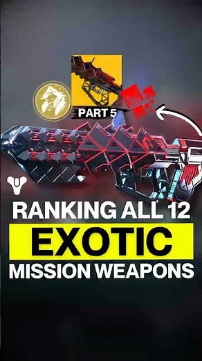 And the 2nd BEST Exotic Mission Weapon in Destiny 2 is... 🤔👀