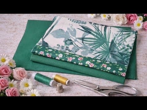 Easy idea to making fabric basket in 15 minutes 💟 Diy sewing tutorial