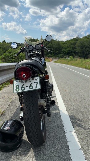 新しい仕様変更！ちょいワル短風防リーゼントにしてみました！暴走ホタルの代わりにミスティのガーディアンベルを🔔 #z2仕様 #マフラーサウンド #スポークホイール #ゼファーχ #ゼウス外装 #短風防