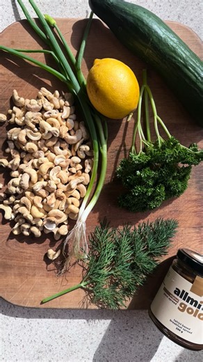 VEGAN RANCH DIP 龍勒 Fresh, crunchy & creamy Vegan ranch dip paired...