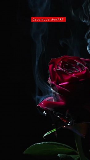 Burning Rose in Slow Motion 🌹🔥 | Petal-by-Petal Macro Destruction