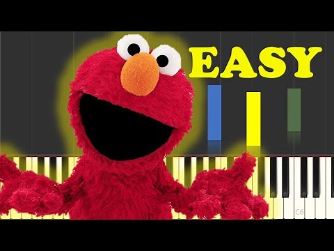How To Play Elmo's Song On Piano EASY