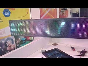 Cómo programar letreros Rgb con memoria Hd2018 - Configuración de paneles y programacion