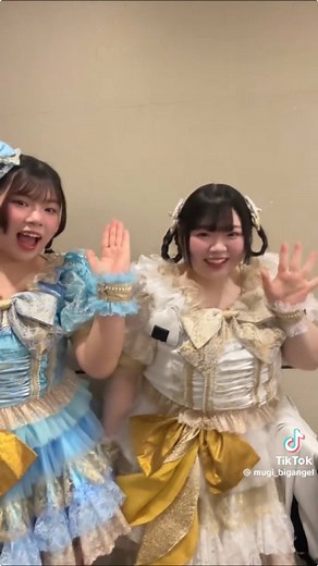 #びっくえんじぇる #BIGANGEL #生瀬むぎ #ラムネ担当 #なまむぎちゃん #白雪真咲 #白米担当 #まぁたんすきやけん カッコ可愛く出来た☺️