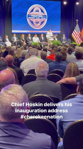 Principal Chief Chuck Hoskin Jr. inauguration address #cherokeenation | Cherokee Phoenix