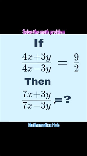 Solve the math problem #mathproblem #viralreels #viral #maths #solve | Mathematics Hub