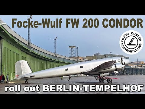 Focke-Wulf FW 200 CONDOR roll out BERLIN-TEMPELHOF