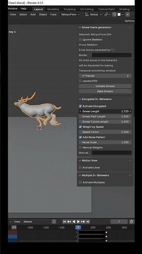 Make your animations more dynamic with the SMEAR extension #b3d