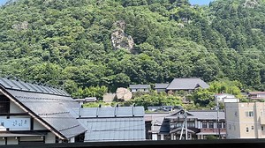 山形　山寺駅の見晴台から立石寺方面を臨む　2022　0730