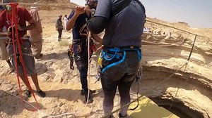 Into the 'Well of Hell'. Driven by their passion to explore the unknown, a team of Omani cavers are believed to be the first to reach the bottom of Yemen's mysterious Well of Barhout. Full story: http://u.afp.com/UyNP | AFP News Agency