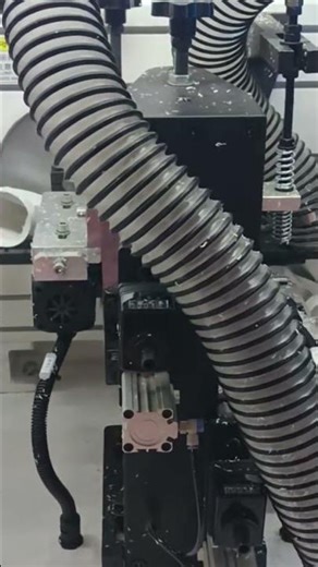 Full automatic straight edge banding machine for panel furniture #machine #wood #woodworking