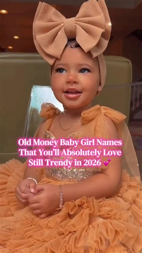 Old Money Baby Girl Names That You’ll Absolutely Love and their beautiful meanings for uk mums, USA moms and Germany moms for 2026💕 Save these baby names ideas if you’re a mom expecting a baby in the USA, Uk and Germany 🇩🇪 #girlnames #babygirlnames #usanames #momlifebelike #ukmums