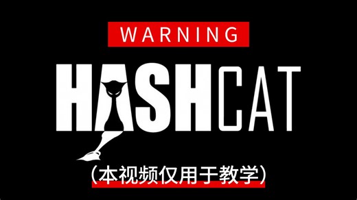 【本视频仅用于教学】全球最快！教你用Hashcat破解密码，小白也能轻松学会，再也不用为密码发愁了！