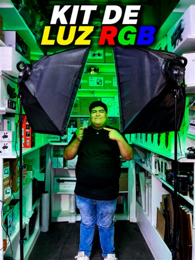 ✨ El kit de luz RGB WEIFENG que transformará tus fotos y videos con iluminación y colores increíbles #video #reels #luz #rgb #foto#creador #pro #creadordecontenido #videos #color #colores