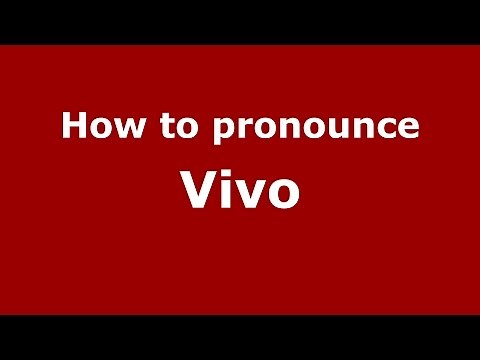 How to pronounce Vivo (Spanish/Argentina) - PronounceNames.com