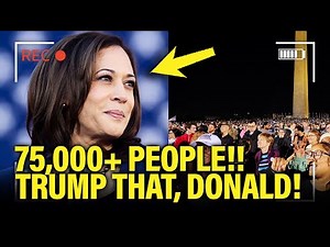 Trump Gets SHREDDED By VP HARRIS In MASSIVE RALLY