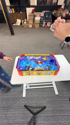 6.7K views · 17 reactions | Spider-Man + Air Hockey?! | Sk8bord b | Facebook