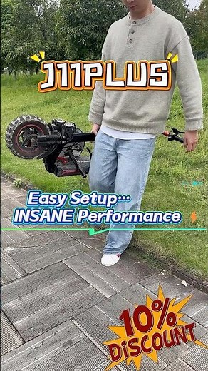 【1200W Power + 3Sec Fold + Easy Setup + Worth It?】J11PLUS Electric Scooter Full Test ⚡