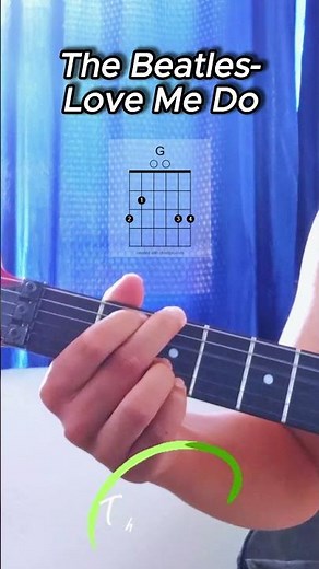 The Beatles - Love me Do(guitar lesson) #guitarcover #musicvideo #guitar