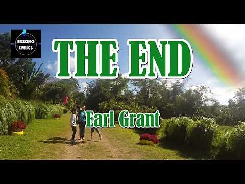 THE END by Earl Grant (LYRICS)
