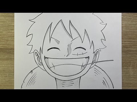 Apprendre à Dessiner Luffy | Tutoriel Dessin Facile Étape par Étape