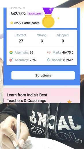 MTS LIVE MOCK 📚STUDY #study #motivation #shorts #test #viral