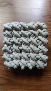 Beautiful Macrame Coaster #macramecoaster #coaster #macramepattern #diymacrame #macramedesign #diy