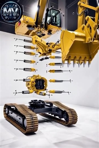 Watch This Giant Excavator Break Into Hundreds of Parts! 😱 | Satisfying Machine Breakdown