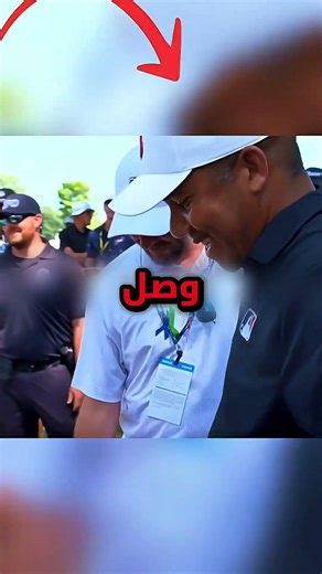 طاحت كورة الغولف فوق يد الشرطي فصارت الصدمة !! 😨 #shortvideo