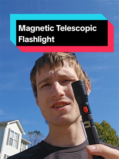 #flashlight flashlight telescopic mechanic camping hiking fishing magnetic edc