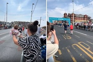 Mom Crosses Finish Line at Race—With Unexpected Addition: ‘Proud Moment’