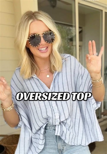 Stylish Oversized Tops for Spring Outfits