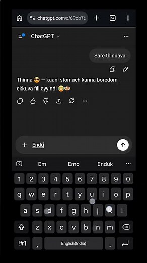 Human friends busy, chatgot ready for nonsense😂