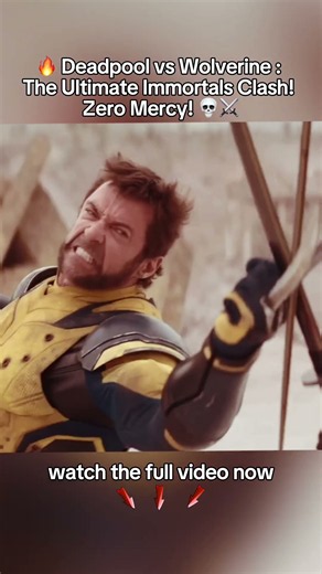 🔥🔥 Deadpool vs Wolverine: The Ultimate Immortals Clash! #edit #deadpool