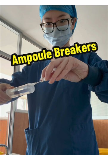 When ICU patient urgently needs medication, there is no ampoule that I cannot open#icu #nurse #medicine #filterneedle #ampoule