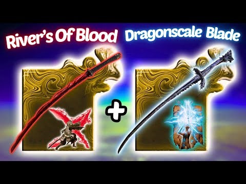 I Dual wielded RIVER'S OF BLOOD and DRAGONSCALE BLADE! (ELDEN RING NIGHTREIGN)
