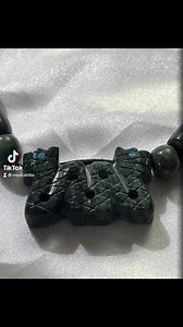 Double Headed Jade Serpent Necklace, Quetzalcoatl, Mexica, Mexican, Aztec, Adjustable. Link in bio! #serpent #aztec #jade #mexico | Aztec Nation