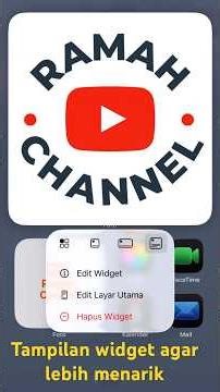 Tampilan widget pada iphone #tutorial #tips #gadgetln #iphone #tipsandtricks #widget #iphone13