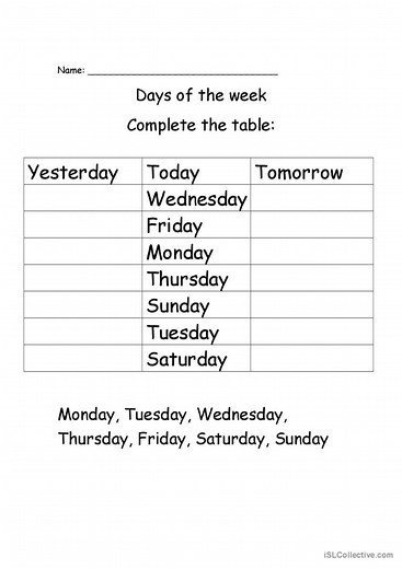 Yesterday, Today, Tomorrow