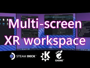 Now in beta! XR virtual workstation for KDE Plasma and Steam Deck (Breezy Desktop)