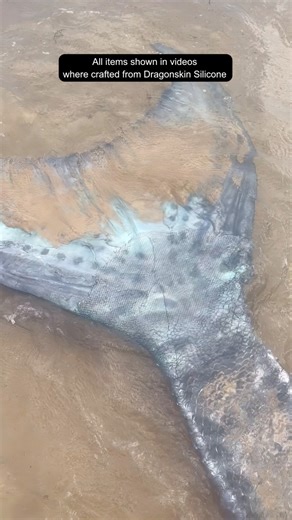 A lot of people think “silicone is silicone” when it comes to mermaid tails. And technically, that’s not wrong — but it’s not the full story. 🧠 Dragon Skin silicone is platinum-cure, medical-grade, and tear-resistant. It’s built to handle stretching, swimming, and years of use — without cracking, peeling, or breaking down like cheaper caulking materials. Pigments can also be mixed directly into the silicone to create beautiful, vibrant, long-lasting colors 🫧✨ If you’re investing in a silicone 