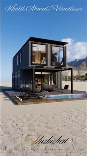 Luxury Container Home #40ft #containerhouse #airbnb #shippingcontainerhouse #design #tinyhome #house