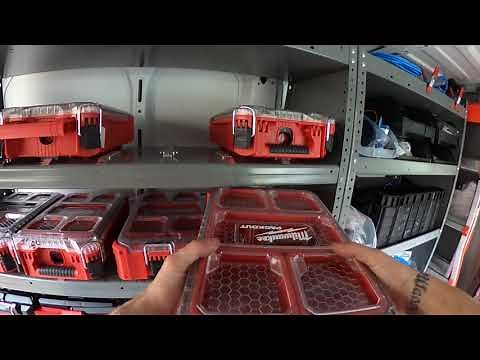 Milwaukee Packout van conversion