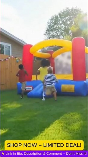 Inflatable Bounce House Little Tikes Jump Slide Bouncer Review | Kids Party Jumper