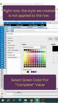 Excel-Style Dropdown + Auto Color Rows in LibreOffice Calc 🤯 #libreoffice #calc #shorts #exceltips