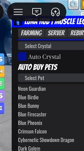 Auto buy neon pet in muscle legend 🔥 #musclelegends #roblox