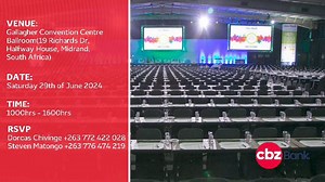 Be part of the best in real estate investment. Meet us in Johannesburg at the Gallagher Convention Centre on June 29th. Scan the code in the video to register. #PartnerWithTheBest #RealEstateInvestment | CBZ Holdings