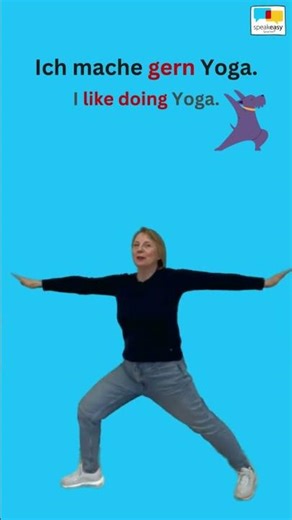 Magst du Yoga? Oder gefällt dir Yoga? 🤔🧘‍♀️ #deutschlernen #deutsch