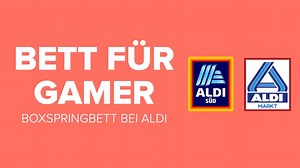 LED-Licht und USB-Anschluss: Boxspringbett für Gamer!