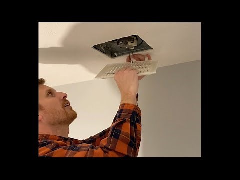 Replace an old bath vent fan
